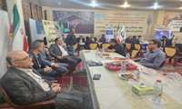 میز خدمت شرکت شهرک های صنعتی استان بوشهر در مصلی نماز جمعه بوشهر